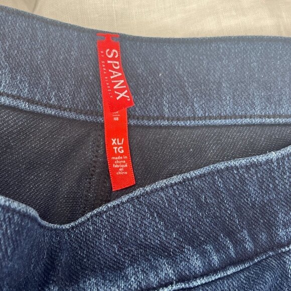 Spanx Jean-Ish jegging legging pants XL denim blue - Picture 7 of 9